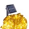 12M 100LEDs Soft Tube Solar Rope Lights Outdoor Waterproof LED PVC Fairy String